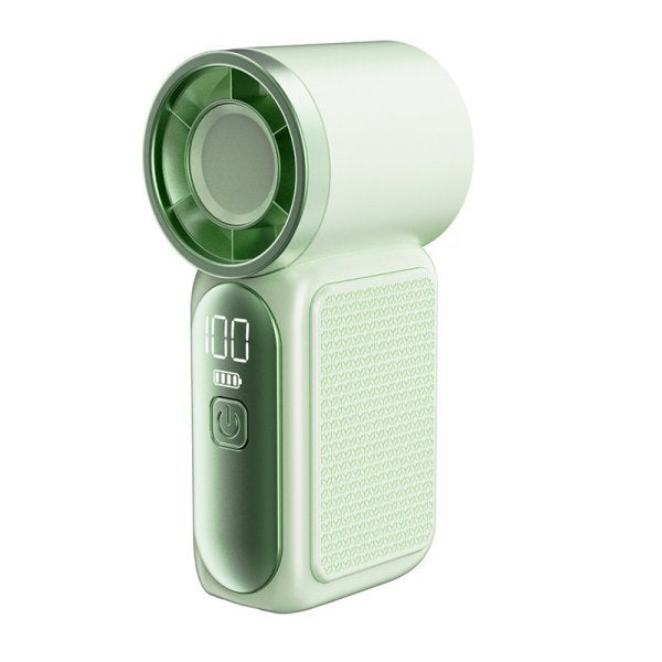 Portable USB Rechargeable Handheld Fan with Digital Display